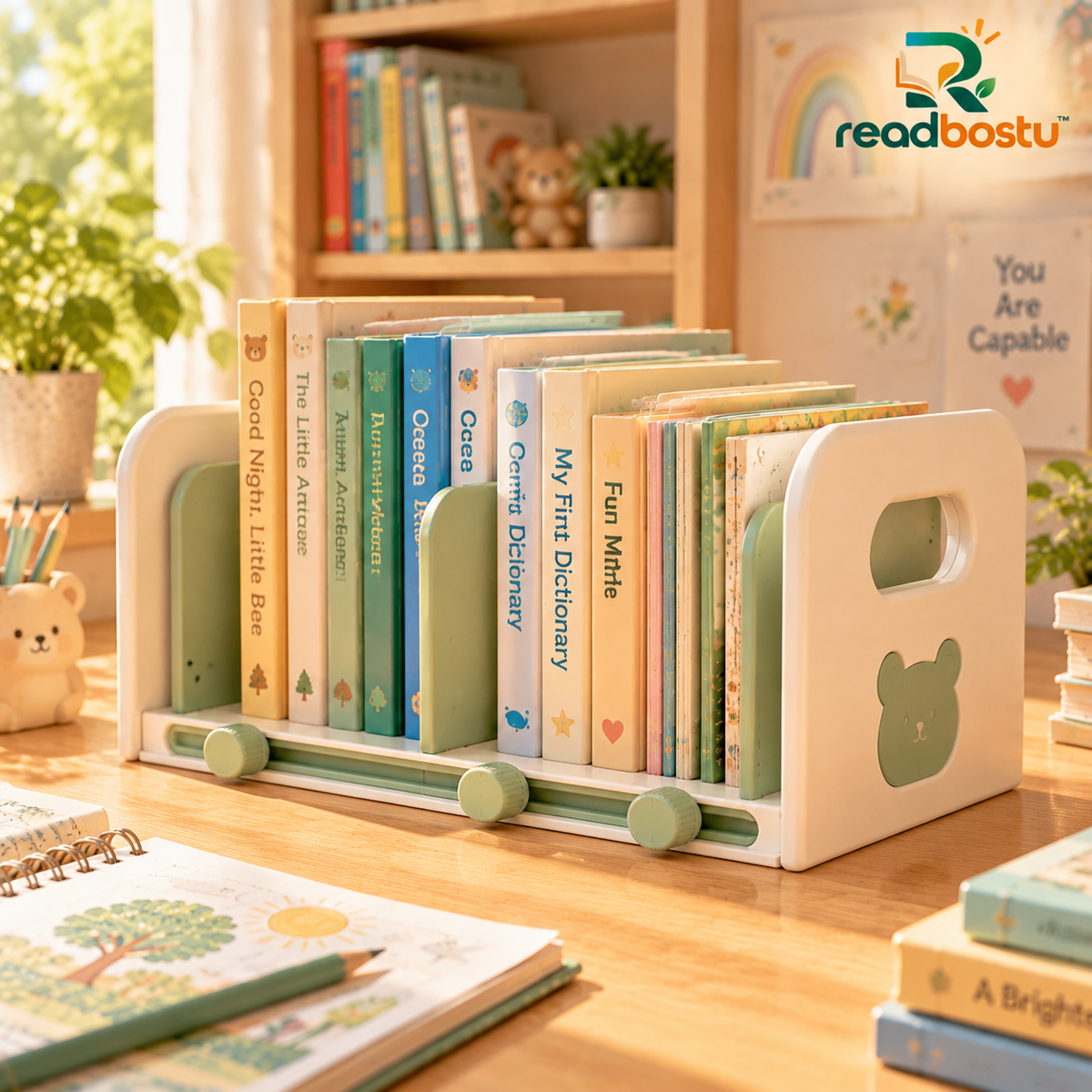 readbostu™ Adjustable Bookends