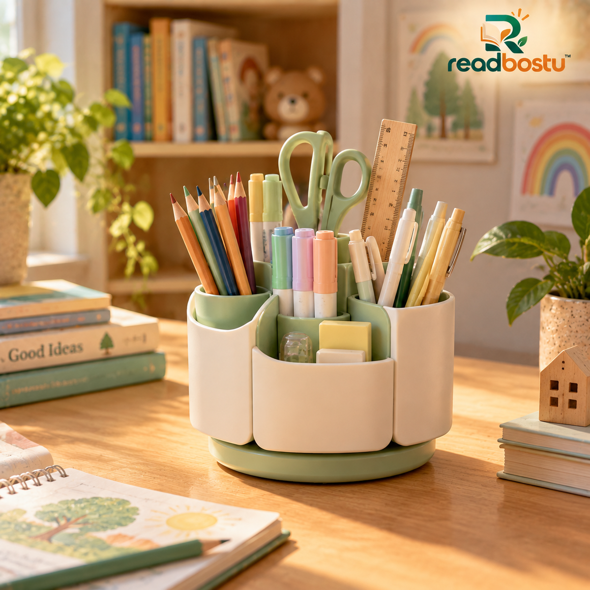 readbostu™ Rotating Pen Holder