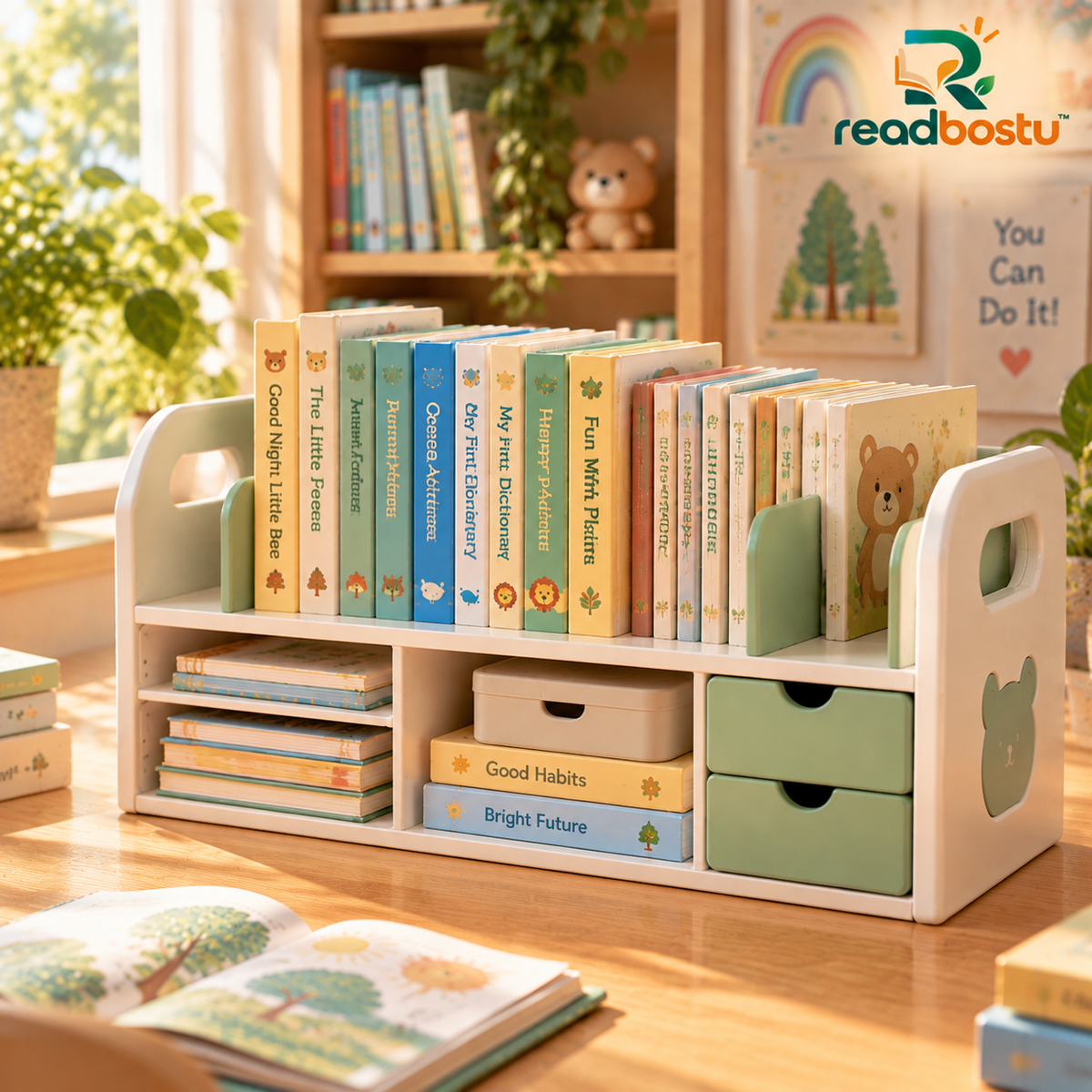 readbostu™ Desktop Book Rack