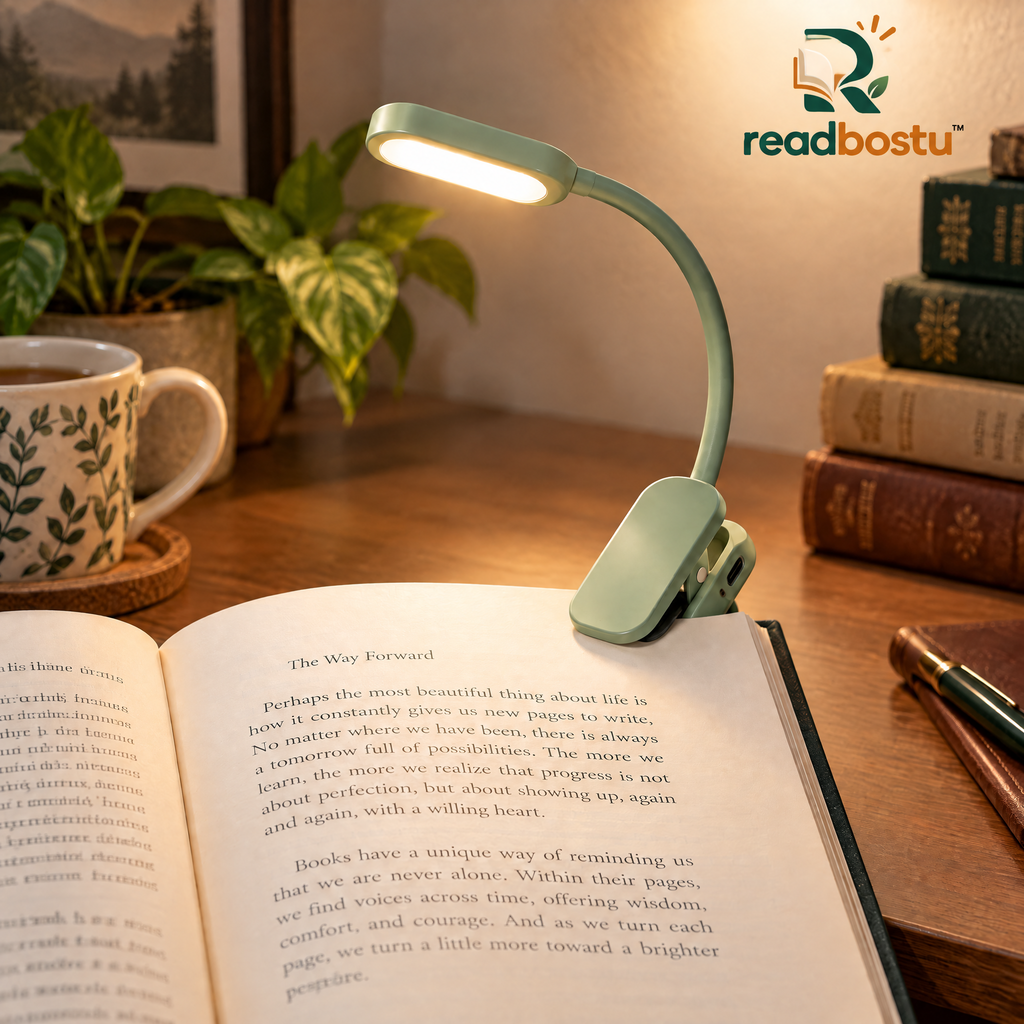 readbostu™ Clip-On Book Light