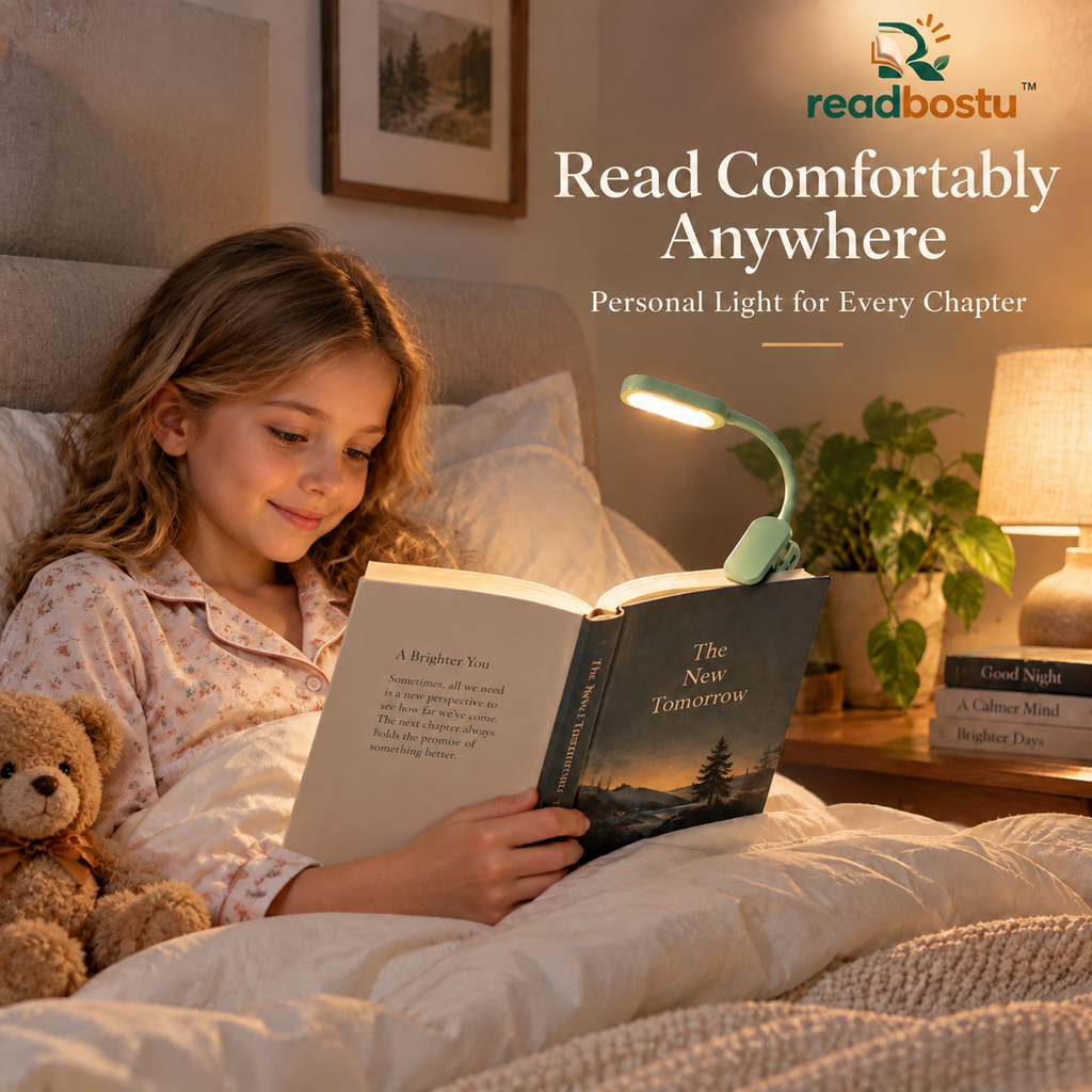 readbostu™ Clip-On Book Light