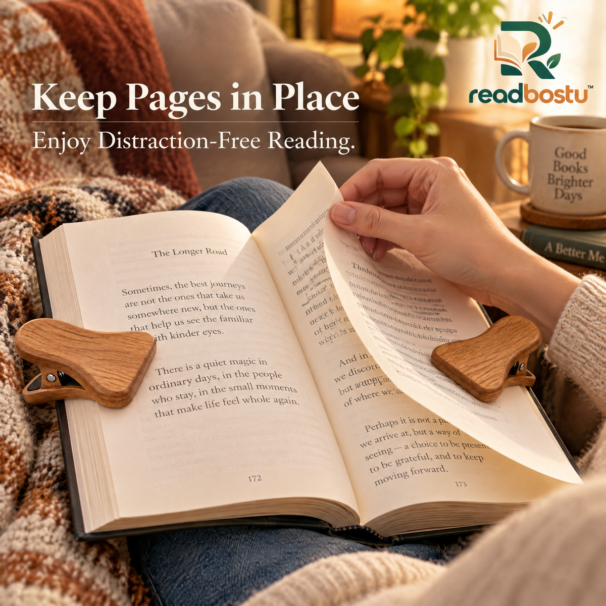 readbostu™ Reading Page Clips