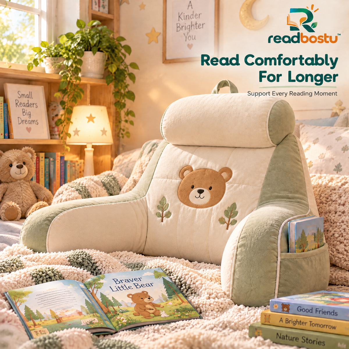 readbostu™ Reading Pillow