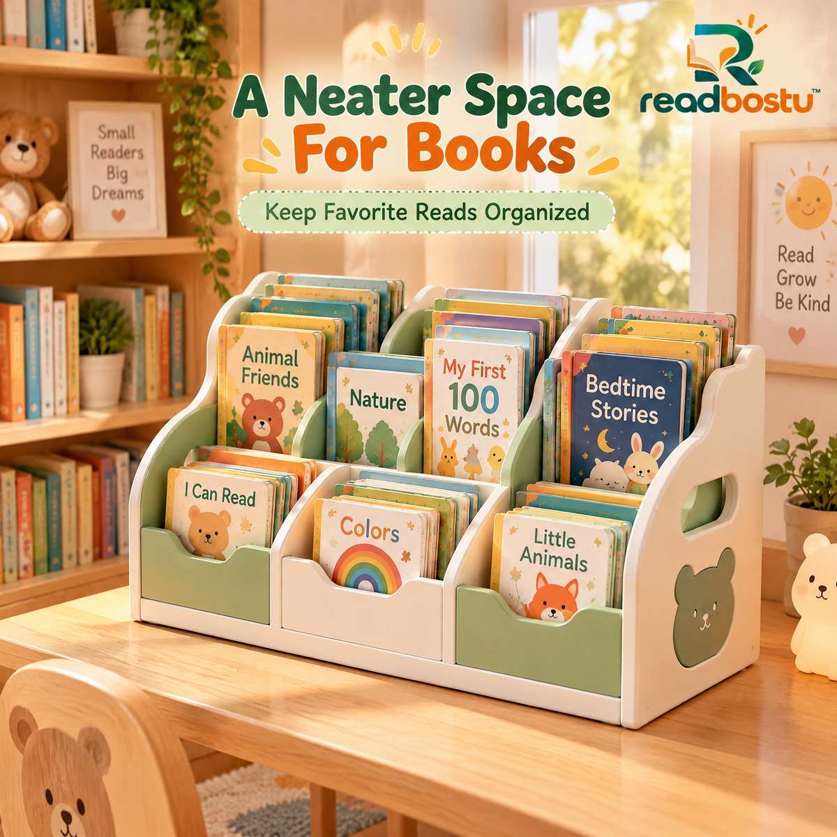 readbostu™ Book Storage Holder