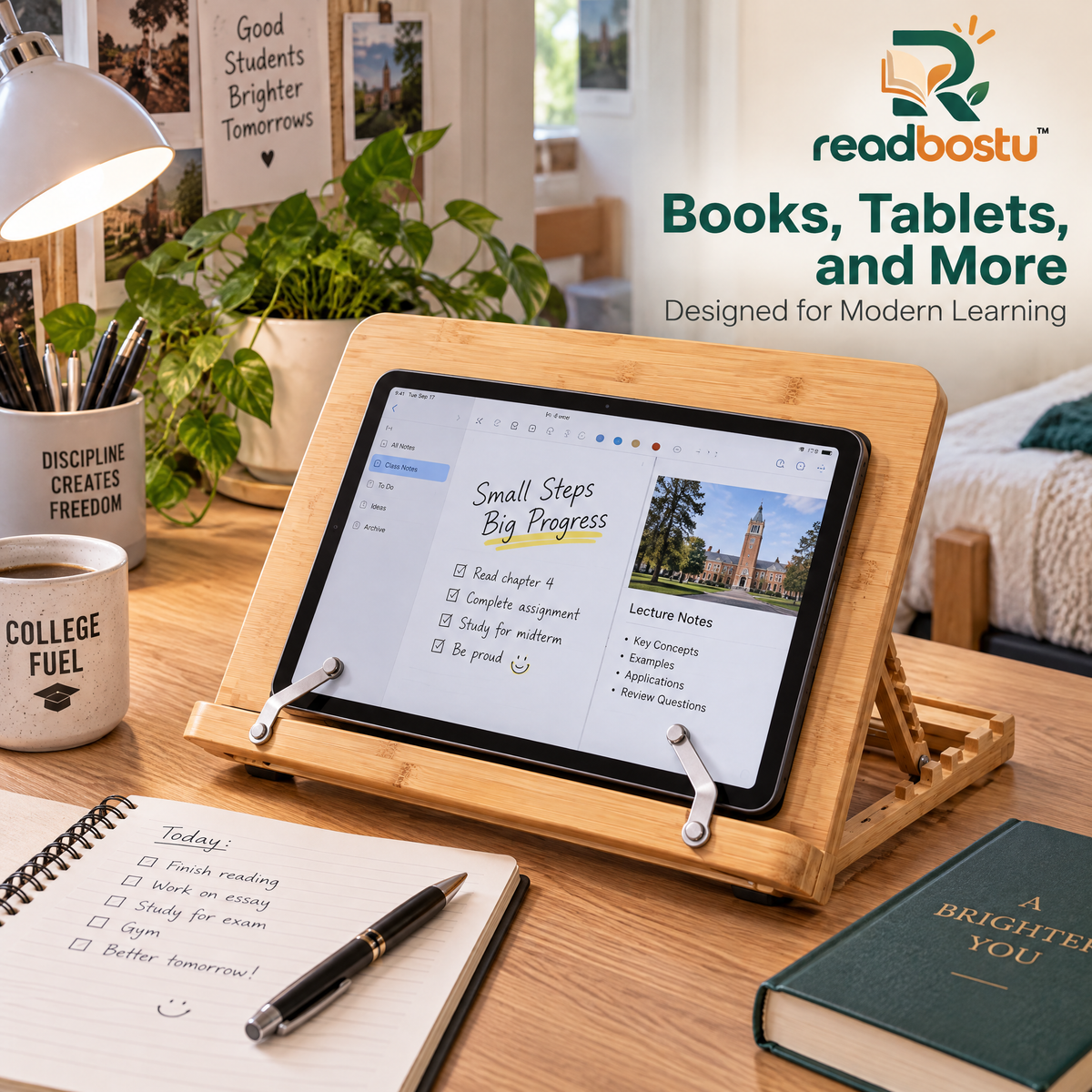 readbostu™ Adjustable Book Stand