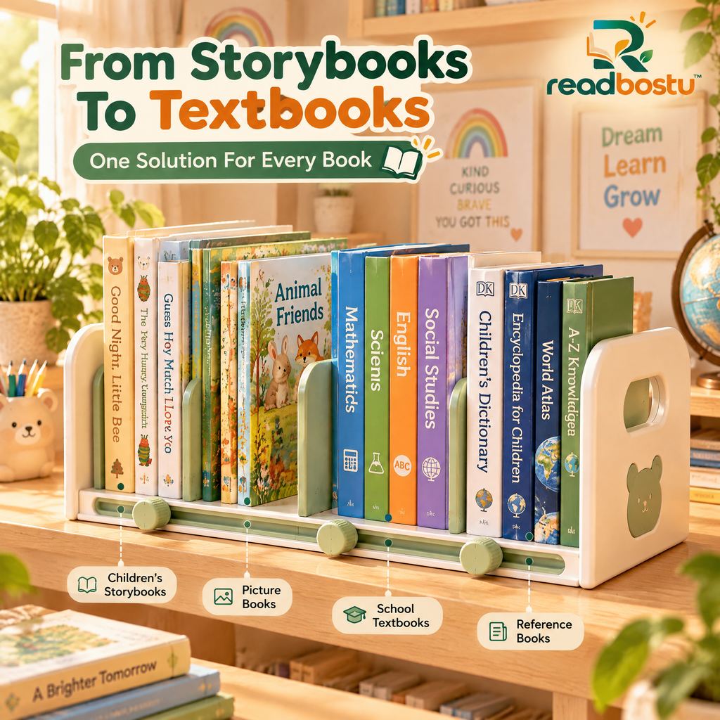 readbostu™ Adjustable Bookends