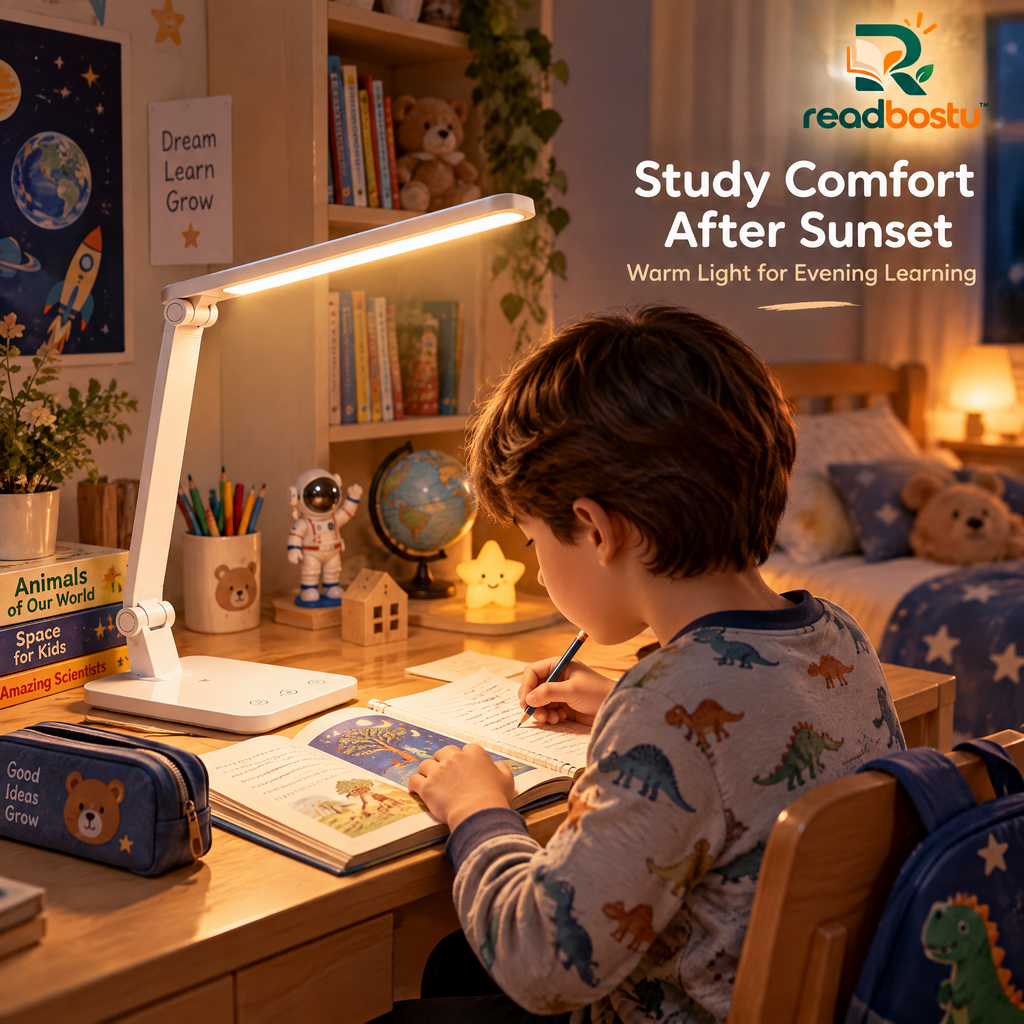 readbostu™ LED Study Desk Lamp