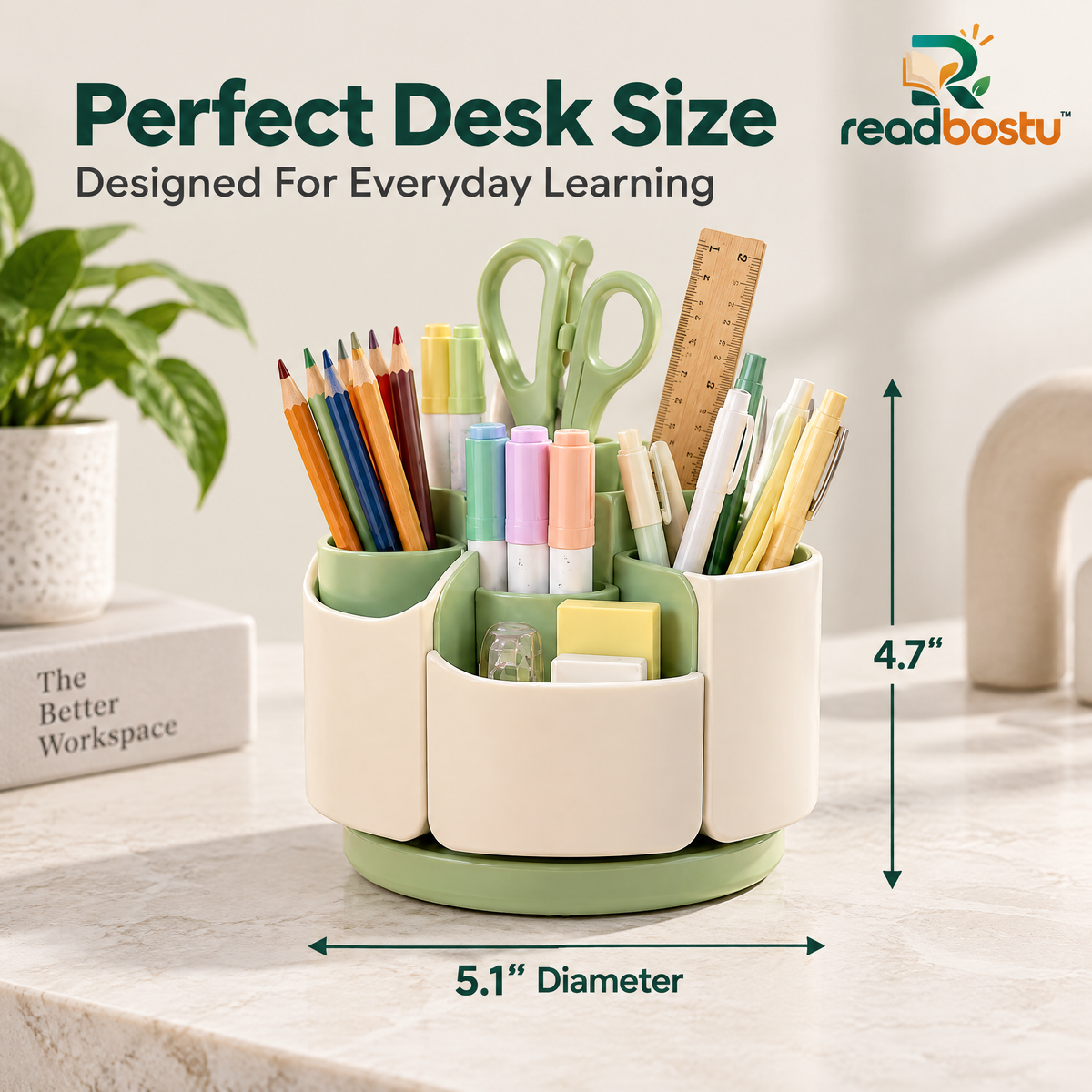 readbostu™ Rotating Pen Holder